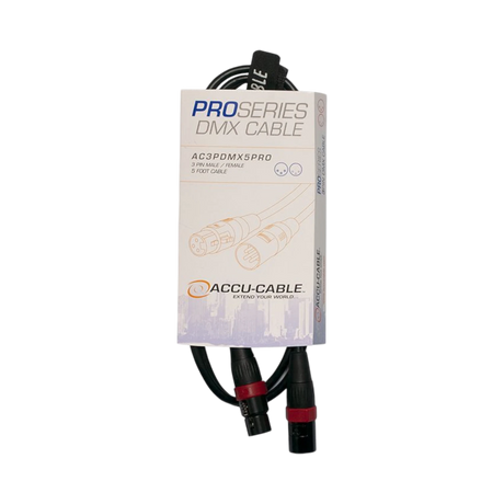 ADJ DMX Pro Series 5' 3-Pin Cable — Being Shipped