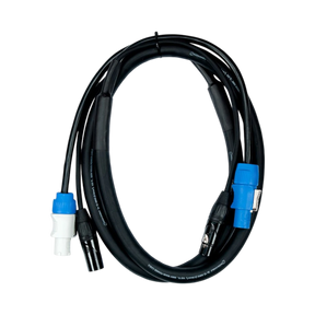 ADJ 6' 3-Pin XLR DMX & powerCON Combo Cable — Being Shipped