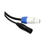 ADJ 6' 3-Pin XLR DMX & powerCON Combo Cable — Being Shipped