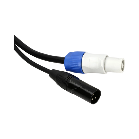 ADJ 3-Pin XLR + powerCON Combo Link Cable 3' — Being Shipped