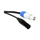 ADJ 12' 3-Pin XLR & PowerCON Combo Link Cable — Being Shipped