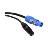 ADJ 12' 3-Pin XLR & PowerCON Combo Link Cable — Being Shipped