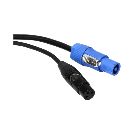 ADJ 12' 3-Pin XLR & PowerCON Combo Link Cable — Being Shipped