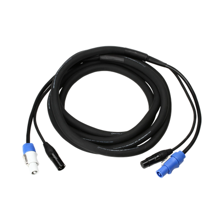ADJ 12' 3-Pin XLR & PowerCON Combo Link Cable — Being Shipped