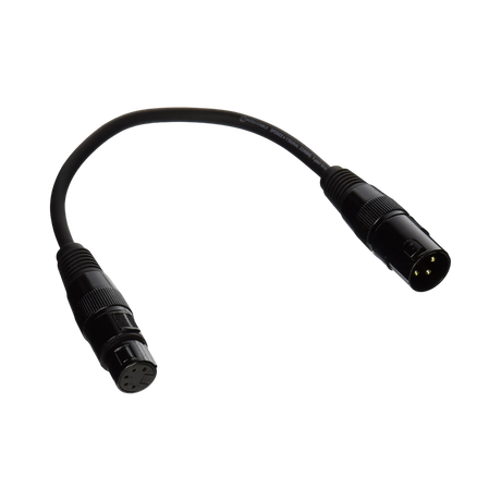 ADJ Accu-Cable 3-Pin to 5-Pin DMX Cable 11" — Being Shipped