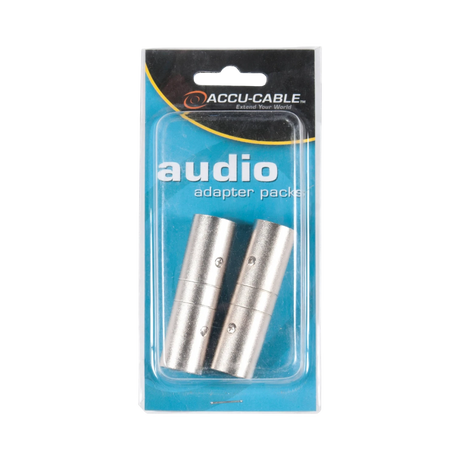 ADJ 3-Pin XLR Male to Male Adapter 2-Pack — Being Shipped