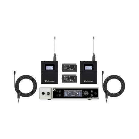 Sennheiser EW-DX MKE 2 SET Dual-Channel Digital Wireless System — Being Shipped