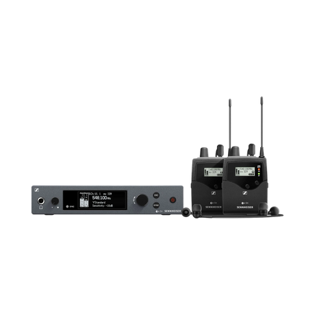 Sennheiser ew IEM G4-Twin Wireless Monitor System Kit (A1: 470 to 516 MHz) — Being Shipped
