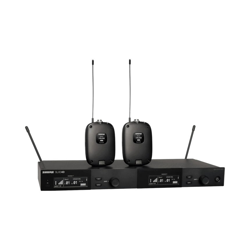 Shure SLXD14D Dual-Channel Digital Wireless Bodypack System — Being Shipped