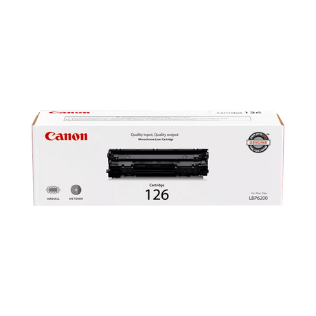 Canon 126 Black Toner Cartridge for LBP6200d & LBP6230dw Printers — Being Shipped