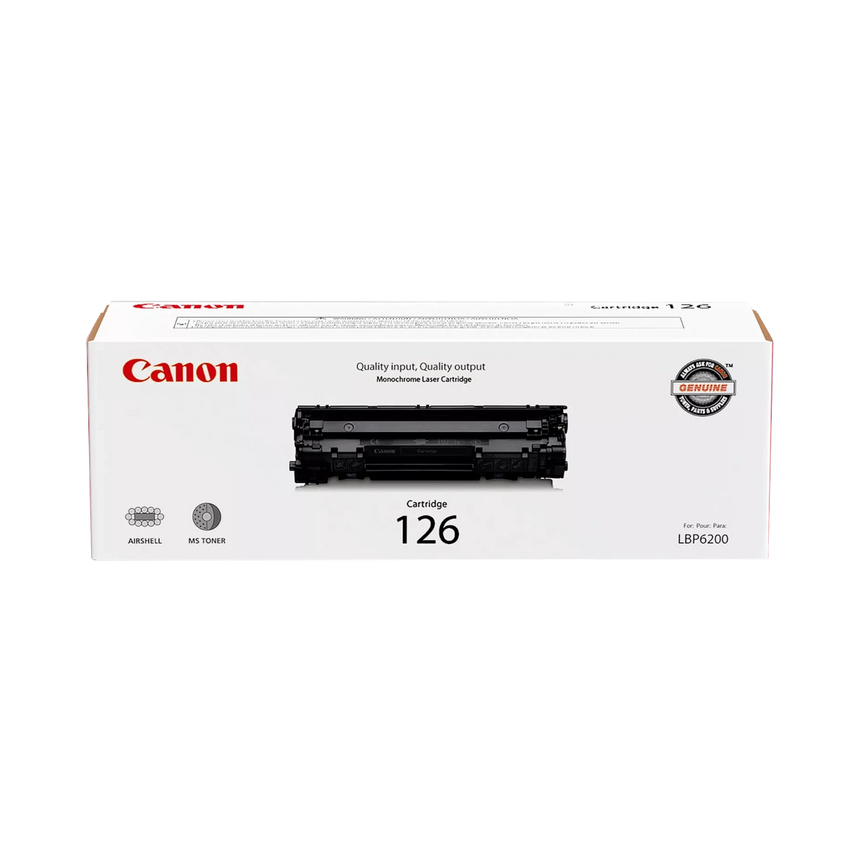 Canon 126 Black Toner Cartridge for LBP6200d & LBP6230dw Printers — Being Shipped