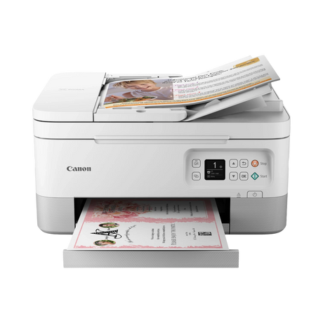 Canon PIXMA TR7020a All-in-One Printer (White) — Being Shipped
