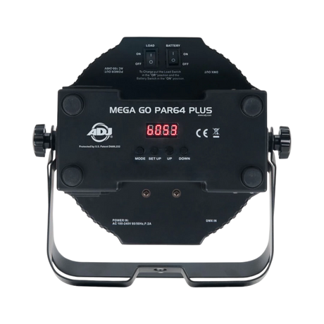 ADJ Mega Go Par 64 Plus Rechargeable LED Par Can — Being Shipped