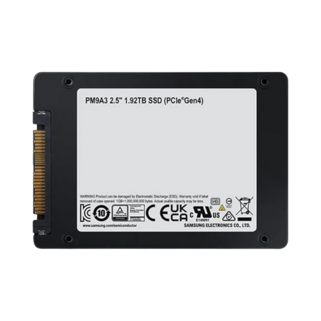 Samsung PM9A3 1.92TB 2.5" U.2 NVMe PCIe 4.0 x4 Solid State Drive — Being Shipped