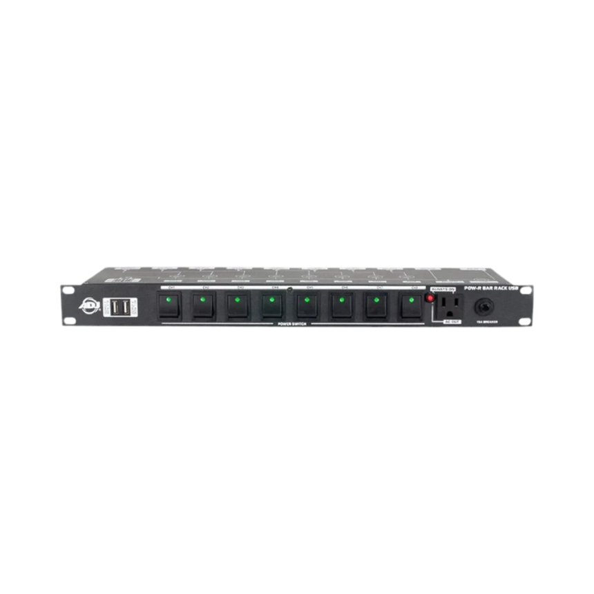 ADJ POW-R BAR RACK USB Power Center with 8 Outlets — Being Shipped