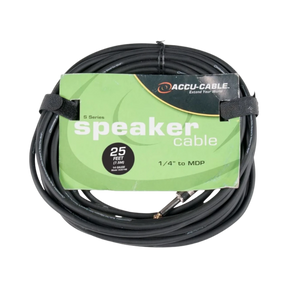 ADJ 25' 14 Gauge 1/4" to MDP Banana Plug Cable — Being Shipped