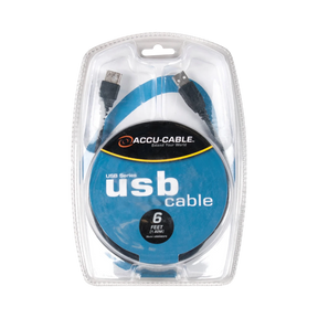 ADJ Accu-Cable USB 2.0 Type A Male to Female Extension Cable 6ft — Being Shipped