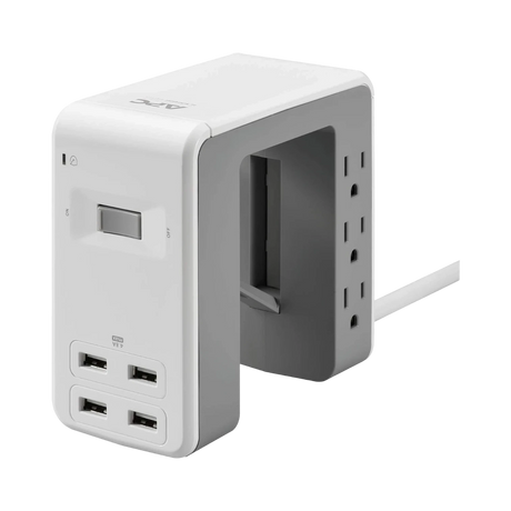 APC Desk Mount Surge Protector with USB 6 Outlets 1080J — Being Shipped