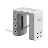 APC Desk Mount Surge Protector with USB 6 Outlets 1080J — Being Shipped