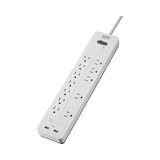 APC 12-Outlet Surge Protector with USB Charging (White) — Being Shipped