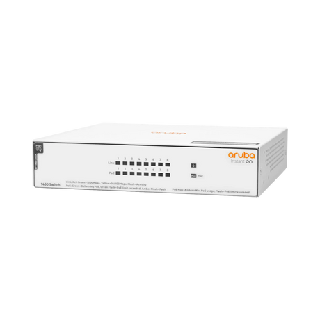 Aruba Instant On 1430 8-Port PoE Unmanaged Switch — Being Shipped