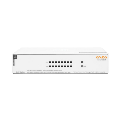 Aruba Instant On 1430 8-Port PoE Unmanaged Switch — Being Shipped