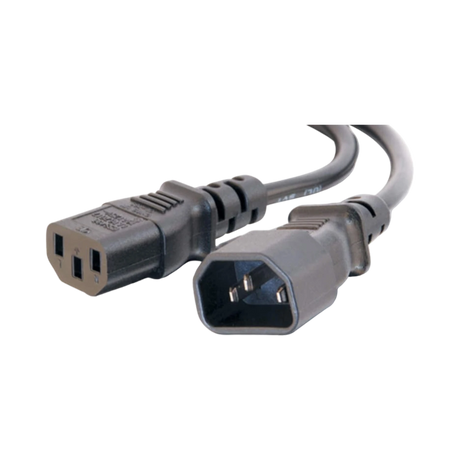 C2G 15ft 18 AWG Power Extension Cord IEC C13 to C14 — Being Shipped