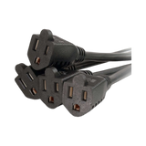 C2G 6ft 16 AWG Power Cord Splitter 1-to-4 — Being Shipped