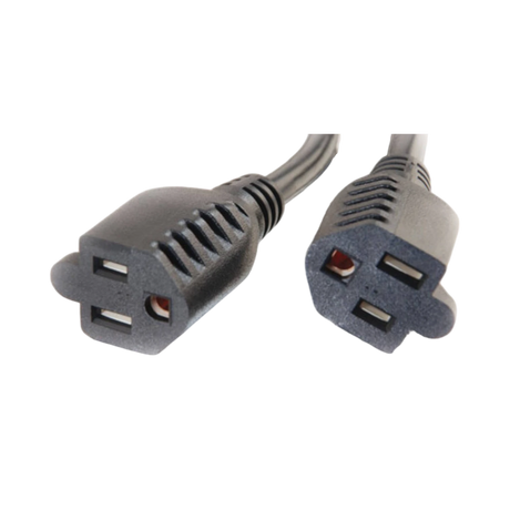 C2G 6ft 16 AWG 1-to-2 Power Cord Splitter — Being Shipped