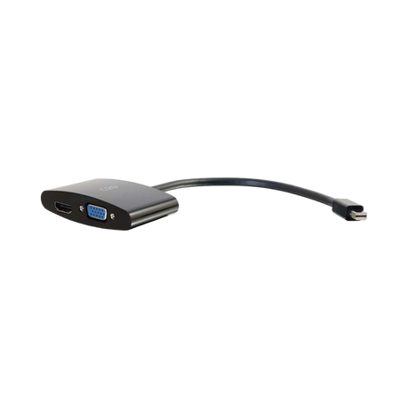 C2G 8in Mini DisplayPort to HDMI or VGA Adapter (Black) — Being Shipped