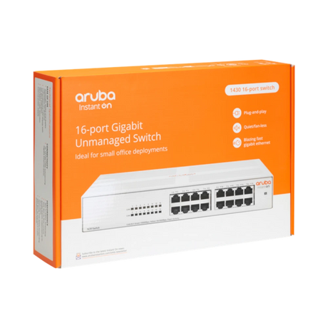 Aruba Instant On 1430 16-Port Gigabit Ethernet Switch — Being Shipped
