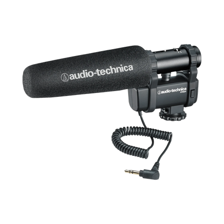Audio-Technica AT8024 Stereo/Mono Camera-Mount Microphone — Being Shipped