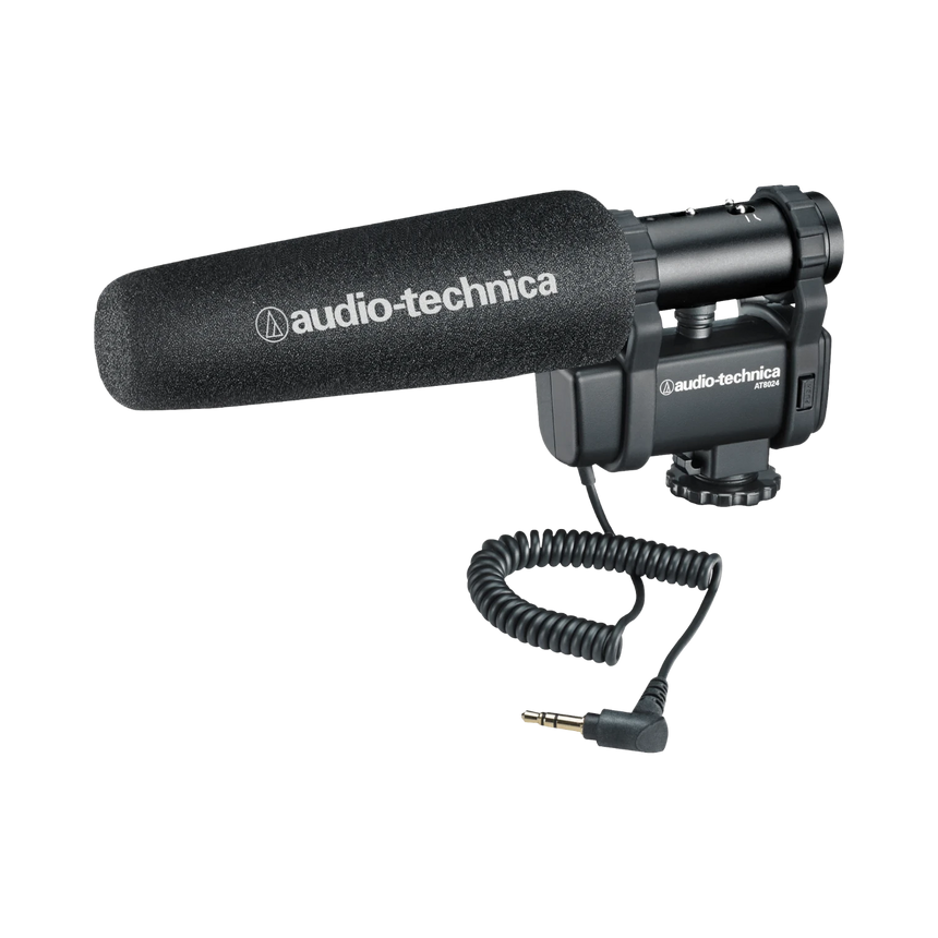 Audio-Technica AT8024 Stereo/Mono Camera-Mount Microphone — Being Shipped