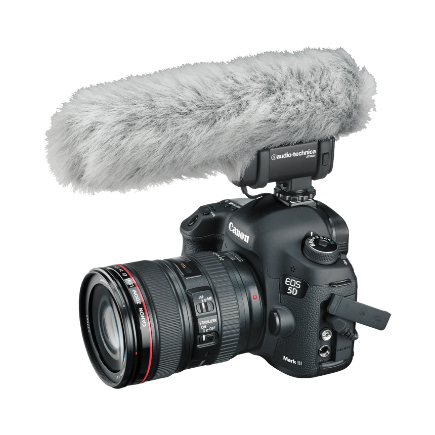 Audio-Technica AT8024 Stereo/Mono Camera-Mount Microphone — Being Shipped