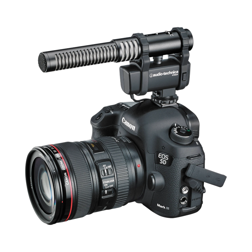 Audio-Technica AT8024 Stereo/Mono Camera-Mount Microphone — Being Shipped