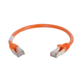 C2G 0.5ft Cat6 Shielded Snagless Ethernet Patch Cable (Orange) — Being Shipped