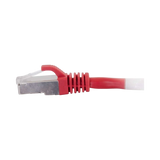 C2G 0.5ft Cat6 Shielded Ethernet Network Patch Cable (Red) — Being Shipped