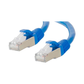 C2G 0.5ft Cat6 Shielded Ethernet Patch Cable (Blue) — Being Shipped