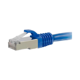 C2G 0.5ft Cat6 Shielded Ethernet Patch Cable (Blue) — Being Shipped