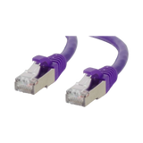 C2G 9ft Cat6 Shielded Ethernet Patch Cable (Purple) — Being Shipped