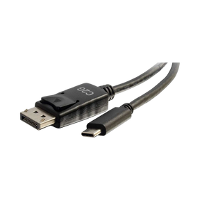 C2G 10ft USB-C to DisplayPort Cable 4K 30Hz (Black) — Being Shipped