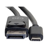 C2G 10ft USB-C to DisplayPort Cable 4K 30Hz (Black) — Being Shipped