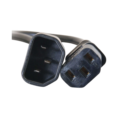 C2G 8ft 16 AWG 250V Power Extension Cord (IEC320C14 to C13) — Being Shipped