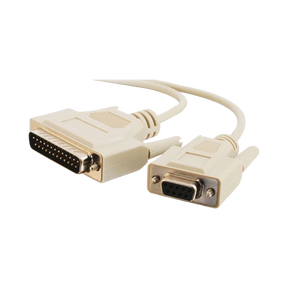 C2G 6ft DB25 to DB9 Serial RS232 Null Modem Cable — Being Shipped