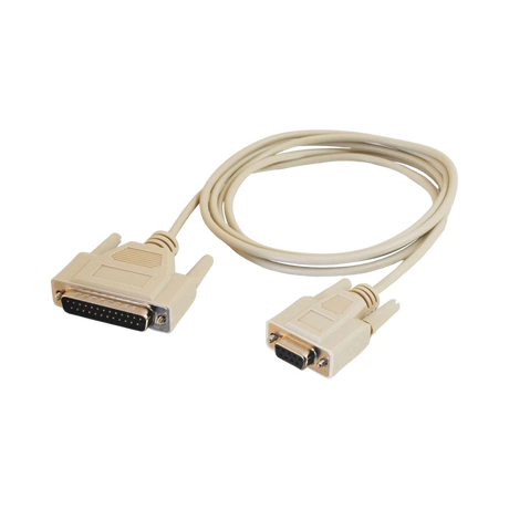 C2G 6ft DB25 to DB9 Serial RS232 Null Modem Cable — Being Shipped