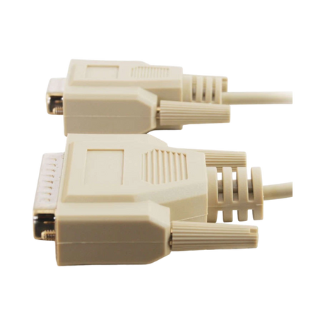 C2G 6ft DB25 to DB9 Serial RS232 Null Modem Cable — Being Shipped