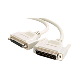 C2G 15ft DB25 M/F Serial RS232 Extension Cable — Being Shipped