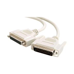 C2G 15ft DB25 M/F Serial RS232 Extension Cable — Being Shipped