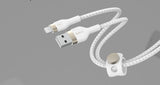 Belkin BoostCharge Pro Flex Braided USB-A to Lightning Cable 3.3ft (White) — Being Shipped