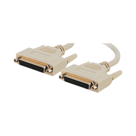 C2G 3ft DB25 F/F Serial RS232 Extension Cable — Being Shipped